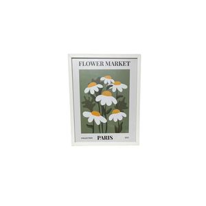Quadro Flower Paris Branco
