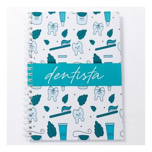 Caderno Universitário 100fls Odontologia Profissões