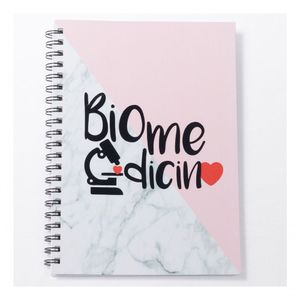 Caderno Universitário 100fls Biomedicina Profissões