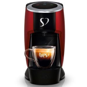Cafeteira Espresso Tres Touch Automática Multibebidas Vermelho 110v