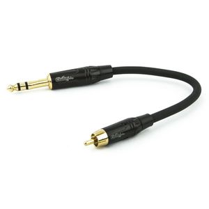 Cabo Adaptador Rca Para P10 Profissional Estereo - 2 Metros
