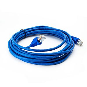 Cabo De Rede Nexans Cat5e Montado Azul - 70 Metros