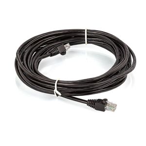 Cabo De Rede Blindado Cat5e Montado Preto - 10 Metros