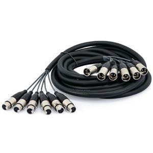 Multicabos Com Conectores Xlr 6 Vias Amphenol - 5 Metros