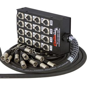 Medusa 16 Vias Montada Conectores Amphenol - 25 Mt