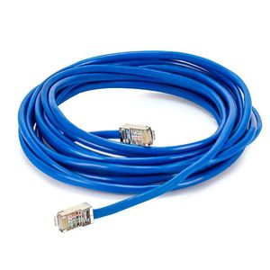 Cabo De Rede Blindado Cat5e Com Rj45 Azul - 45 Metros