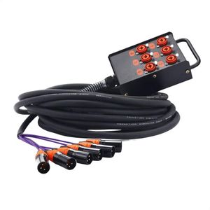 Medusa 6 Vias Montada Com Conectores Profissionais 40 Metros