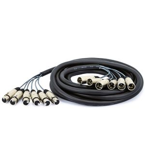 Multicabos Xlr 20 Vias Cirilo Cabos - 10 Metros