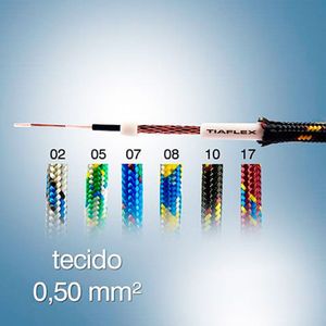 Cabo Guitarra Cobertura Tecido 0.50mm - 20 Metros