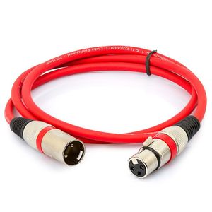 Cabo Canon Macho X Fêmea Balanceado Vermelho - 50 Metros