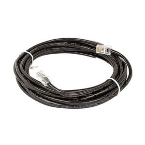 Cabo De Rede Cat5e Montado Preto - 1 Metro