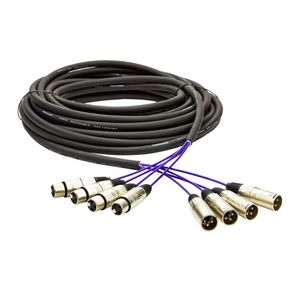 Multicabos Com Conectores Xlr 4 Vias Santo ângelo 17 Metros