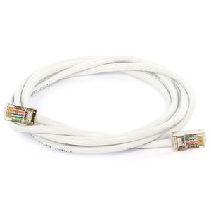 Cabo De Rede Blindado Cat5e Com Rj45 Branco - 35 Metros