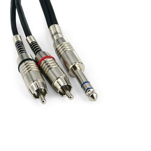 Cabo P10 Estereo Para 2 Rca Macho Santo Angelo - 35 Metros
