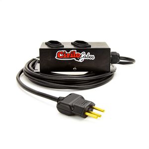 Extensão Cabo Pp 3x1,50 De 2 Tomadas 20a - 60 Metros