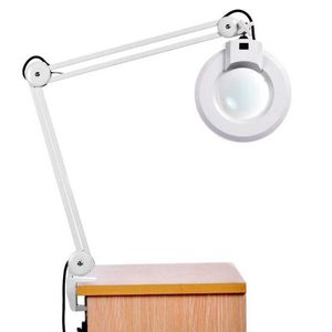 Lupa Estetica Luminária Led De Mesa Articulável Giratório Vidro óptico 220v (bsl-lupa-2)