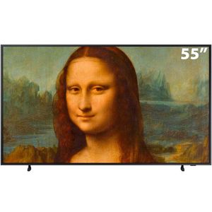 Smart Tv 55 Polegadas Qled 4K The Frame Tela Matte Design Slim Samsung Preto Bivolt 55ls03b