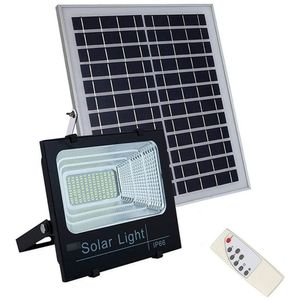 Refletor Energia Solar 40w Sensor Kit Controle Remoto Holofote Led Iluminacao Luminária Bateria