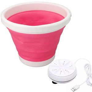 Mini Maquina De Lavar Portatil Usb Balde Retratil 4 Litros Lava Pano Meia Mascara Pequenas Roupas