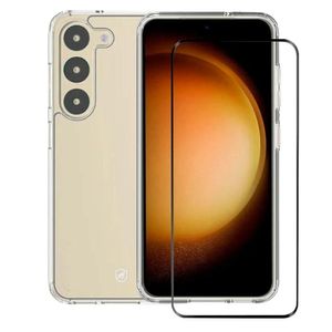 Kit Capa Clear E Película Dual Glass Para Samsung Galaxy S23 Plus - Gshield
