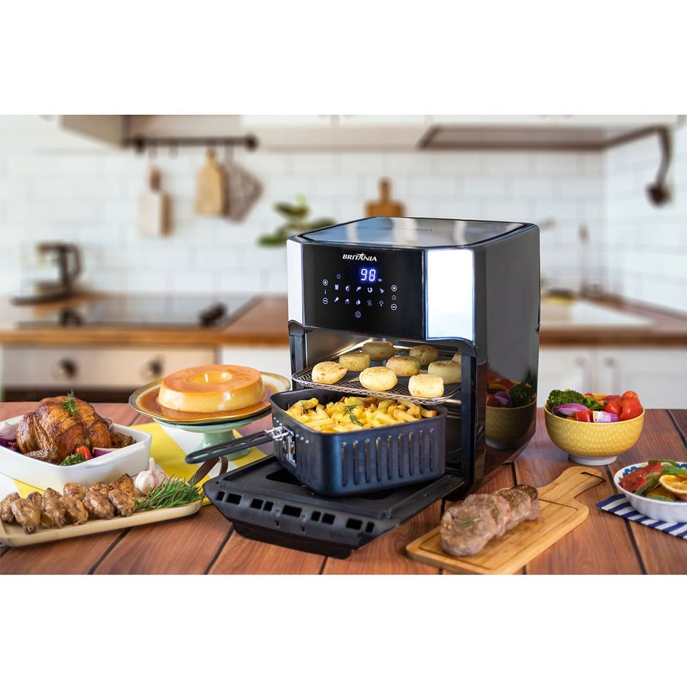 Fritadeira Air Fryer Britânia Oven BFR2100 12L 1800W