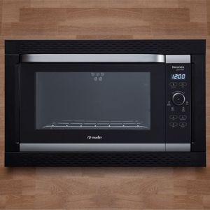 Forno Elétrico Digital De Embutir Mueller Decorato Gourmet Preto 44 Litros 110V