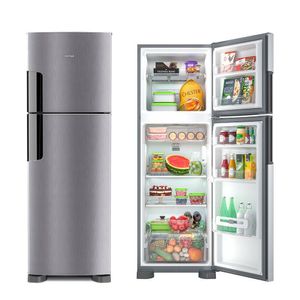 Geladeira 2 Portas Frost Free 386 Litros Crm44ak Consul Inox 110v