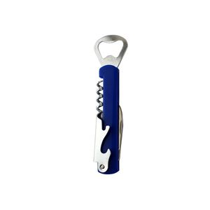 Abridor De Garrafa Saca Rolha Multiuso Estilo Canivete Azul