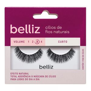 Cílios Belliz Naturais Vol. 3 Curto - 113