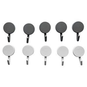 Kit 10 Ganchos De Parede Multiuso Prático Sem Furos