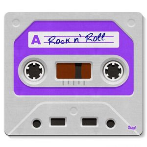 Mouse Pad Fita Cassete Rock N Roll