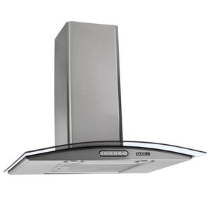 Coifa Parede Slim Nardelli Vidro Curvo Inox 60cm 127V 50011000