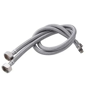 Engate Rabicho 80cm Monocomando Par Kit 20 Unidades Misturador Flexivel Mangueira Torneira