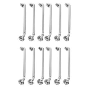 Alça De Apoio 40cm Barra Inox 12 Unidades Banheiro Deficiente Cadeirante Idoso Acessibilidade