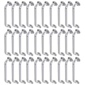 Alça De Apoio Barra Inox 50cm 30 Unidades Banheiro Acessibilidade Idoso Corredor Segurança Suporte