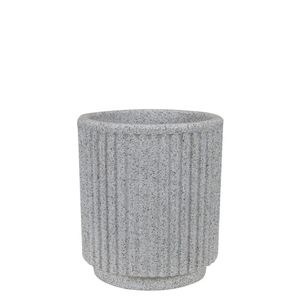 Vaso Sp27 Cilindro 20 X 23 Cm Cor 52 - Branco Artstone