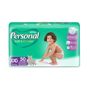 Personal Soft & Protect Fralda Infantil Xxg C/50