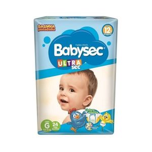 Babysec Ultra Jumbo Fralda Infantil G C/24