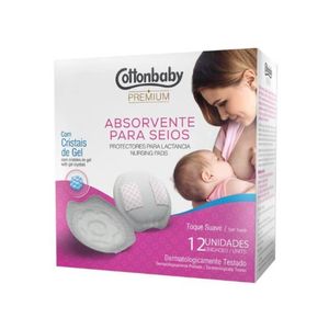 Cottonbaby Mamãe Absorvente P/ Seios C/12