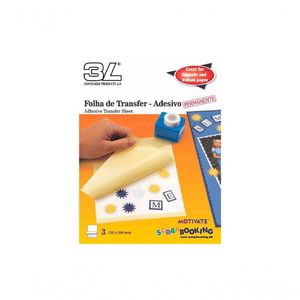 Folha De Transfer Adesivo - Blister Com 03 Folhas