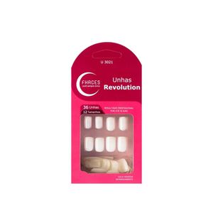 Fhaces Revolution Unhas Postiças C/ 24