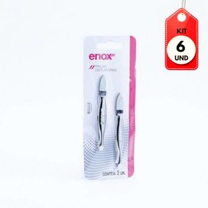 Kit C/06 Enox Pinça Reta C/2