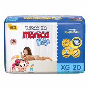 Turma Da Mônica Fralda Infantil Jumbo Xg C-20