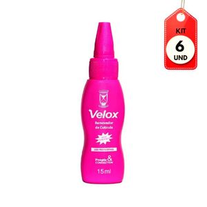 Kit C-06 Velox Removedor De Cutícula 15ml