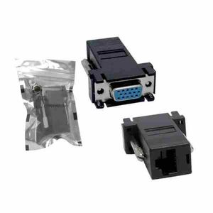 Adaptador Extensor Vga F X Rj45 Para Cabo De Rede