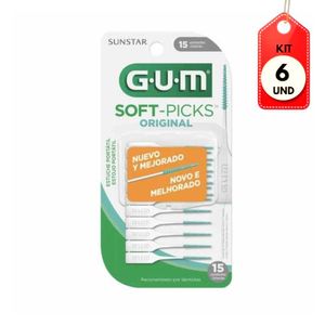 Kit C-06 Gum Soft Picks Palito Interdental De Borracha C-15