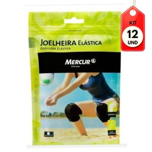 Kit C/12 Mercur Joelheira De Malha P