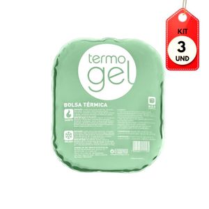 Kit C/03 Termogel Bolsa Térmica Cristal Verde 170x200mm