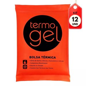 Kit C/12 Termogel Bolsa De água Quente G