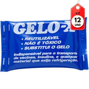 Kit C/12 Termogel Gelo-x Bolsa De Gelo Flexível P
